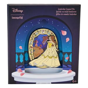 Disney Lenticular Enamel Pin Belle (Beauty And The Beast) 8 Cm