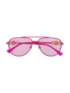 Versace Kids lunettes de soleil à monture ronde - Rose