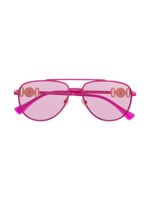 Versace Kids lunettes de soleil à monture ronde - Rose Versace Kids lunettes de soleil à monture ronde - Rose