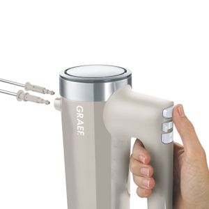 Graef handmixer beige - twee extra opzetstukken