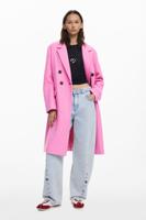 Dubbele rij knopen jas - RED - XL