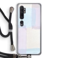 Square pastel: Xiaomi Mi Note 10 Pro Transparant Hoesje met koord