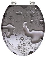 Schutte MDF WC-bril GREY STEEL 80023