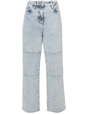 REMAIN jean droit à taille haute - Bleu