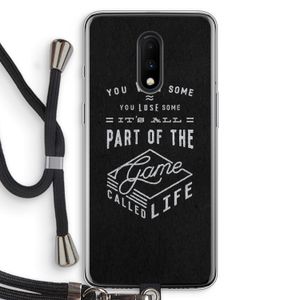 Life: OnePlus 7 Transparant Hoesje met koord