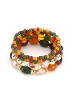 Boho Etnisch Kristal Armband - thumbnail