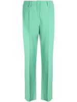 Emporio Armani pantalon plissé à taille haute - Vert