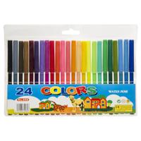 Viltstiften set - 24-delig - in mapje - voor kinderen - kleuren - Creatief speelgoed Viltstiften set - 24-delig - in mapje - voor kinderen - kleuren - Creatief speelgoed