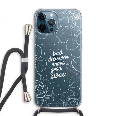 Good stories: iPhone 12 Pro Max Transparant Hoesje met koord