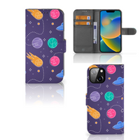 Apple iPhone 14 Wallet Case met Pasjes Space - thumbnail