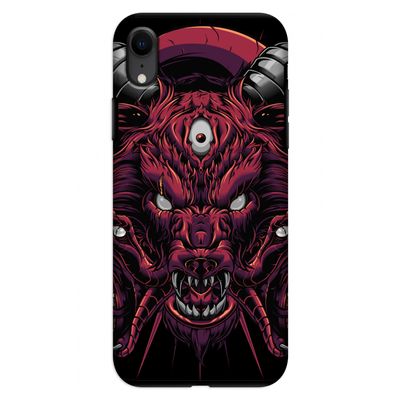 Hell Hound and Serpents: iPhone XR Tough Case