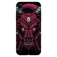 Hell Hound and Serpents: iPhone XR Tough Case