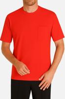 Hajo heren pyjamashirt rood