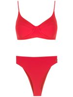 Brigitte bikini à bonnets triangles - Rouge