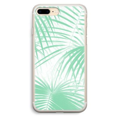 Palmbladeren: iPhone 7 Plus Transparant Hoesje