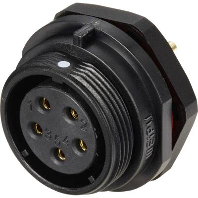 Weipu SP2112 / S 5C Ronde connector Bus, inbouw Totaal aantal polen: 5 Serie (ronde connectoren): SP21 1 stuk(s)