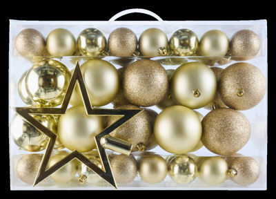 LIVARNO home Kerstboomversiering (Goud)