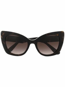 Dolce & Gabbana Eyewear lunettes de soleil à monture papillon - Noir