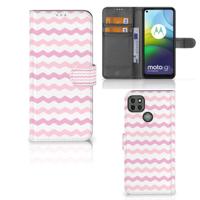 Motorola Moto G9 Power | Telefoon Hoesje | Waves Roze