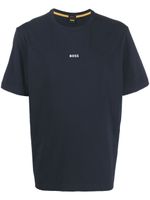 BOSS t-shirt à logo imprimé - Bleu