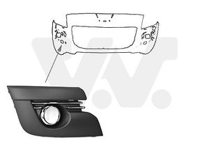 Plaat, bumper 4076584