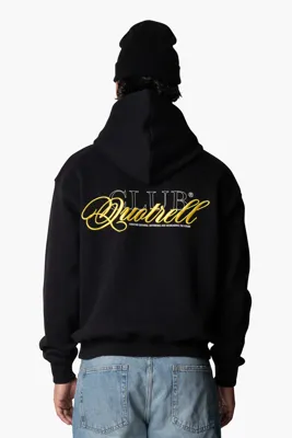 Quotrell Futura Hoodie Heren Zwart/Geel - Maat M - Kleur: ZwartGeel | Soccerfanshop