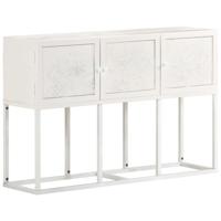 Dressoir 115x30x76 cm massief mangohout - thumbnail