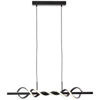 Brilliant Zwarte design hanglamp Amalie M G99819/06