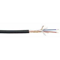 DAP MC-216B microfoon kabel zwart, 100 meter op rol - thumbnail