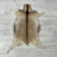 Geitenhuid bruin beige wit 80x55cm