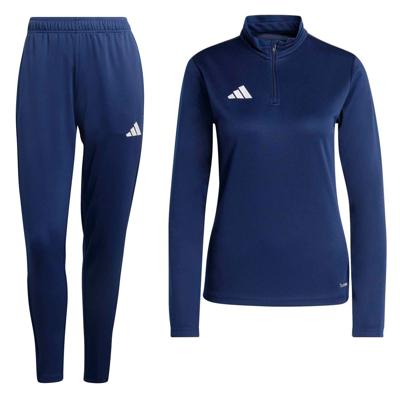 adidas Entrada 26 Trainingspak 1/4-Zip Dames Donkerblauw Wit