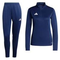 adidas Entrada 26 Trainingspak 1/4-Zip Dames Donkerblauw Wit