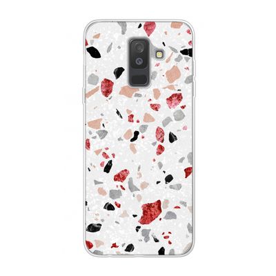 Terrazzo N°12: Samsung Galaxy A6 Plus (2018) Transparant Hoesje