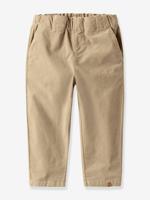 Fluwelen broek voor jongens LIL'ATELIER MINI elastische taille beige