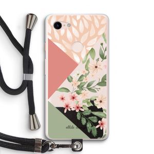 Sweet heaven geometrics: Pixel 3 XL Transparant Hoesje met koord