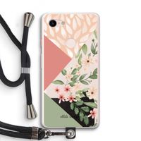 Sweet heaven geometrics: Pixel 3 XL Transparant Hoesje met koord