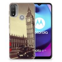 Motorola Moto E20 | E40 | Silliconen Back Cover | Londen