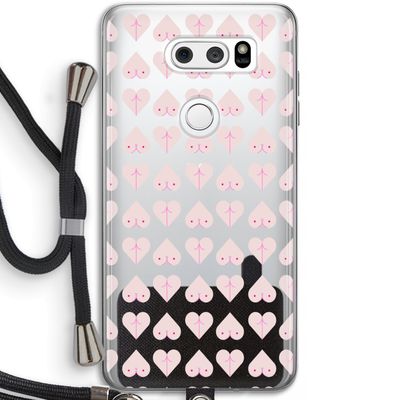 Ass 'n Titties: LG V30 Transparant Hoesje met koord