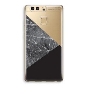 Combinatie marmer: Huawei P9 Transparant Hoesje