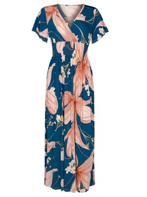 Maxi Jurk Benthe Blauw