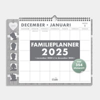 Omslag Familieplanner 2025