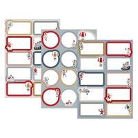 Haza Witbaard Cadeau etiketten sint & co.