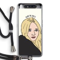 Ashley: Samsung Galaxy A80 Transparant Hoesje met koord