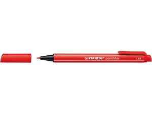 STABILO pointMax, hardtip fineliner 0.8 mm, karmijn rood, per stuk