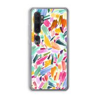 Watercolor Brushstrokes: Xiaomi Mi Note 10 Transparant Hoesje