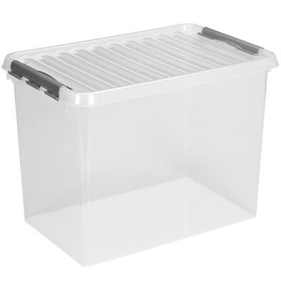 Sunware opslagbox - met deksel - kunststof - 72 liter - 60 x 40 x 42 cm - opslagdoos