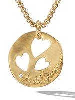 David Yurman pendentif DY Element Heart en or 18ct serti d'opale