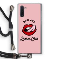 Badass Babes Club: Samsung Galaxy Note 10 Transparant Hoesje met koord