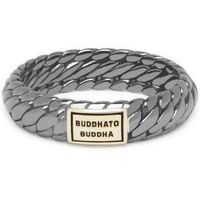 Buddha to Buddha 125BR-SG Ring Ben XS Black Rhodium Shine zwart-goudkleurig