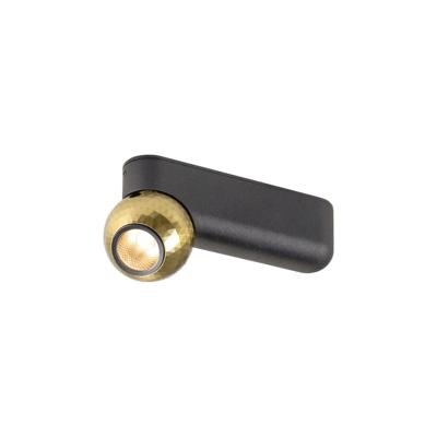 SLV PlafondlampDysko zwart met goud enkel - 1010300